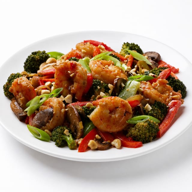 Ginger Shrimp Fry.