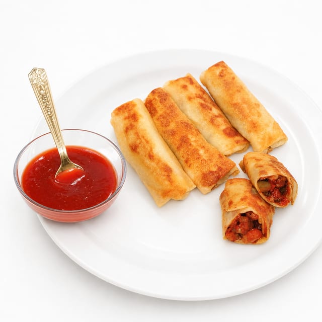 Chilli Chicken Roll.